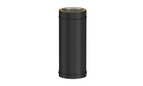 SOLINOX Premium Schornsteinrohr Ø 150 mm Länge 500 mm Schwarz