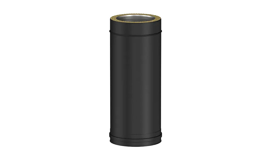 SOLINOX Premium Schornsteinrohr Ø 150 mm Länge 500 mm Schwarz