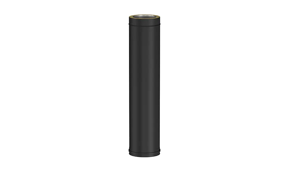 SOLINOX Premium Schornsteinrohr Ø 150 mm Länge 1000 mm Schwarz