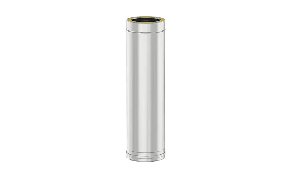 SOLINOX Premium Schornsteinrohr Ø 150 mm Länge 1000 mm Edelstahl