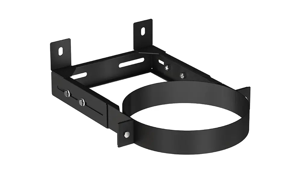 SOLINOX Premium Wandhalter Ø 150 mm 120 bis 210 mm Schwarz