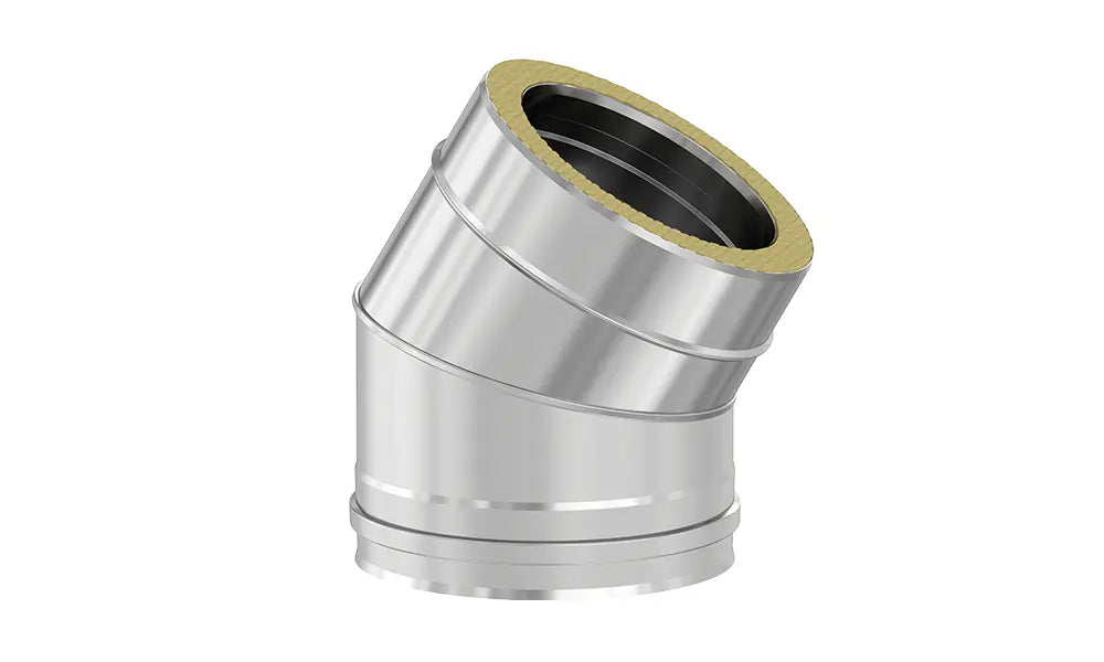 SOLINOX Premium Schornsteinbogen 30 Grad Ø 150 mm Edelstahl