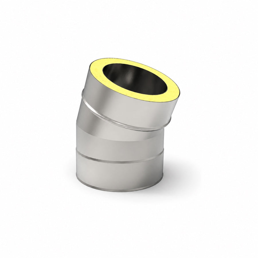 Doppelwandiger Bogen 15° – KOMINUS KD