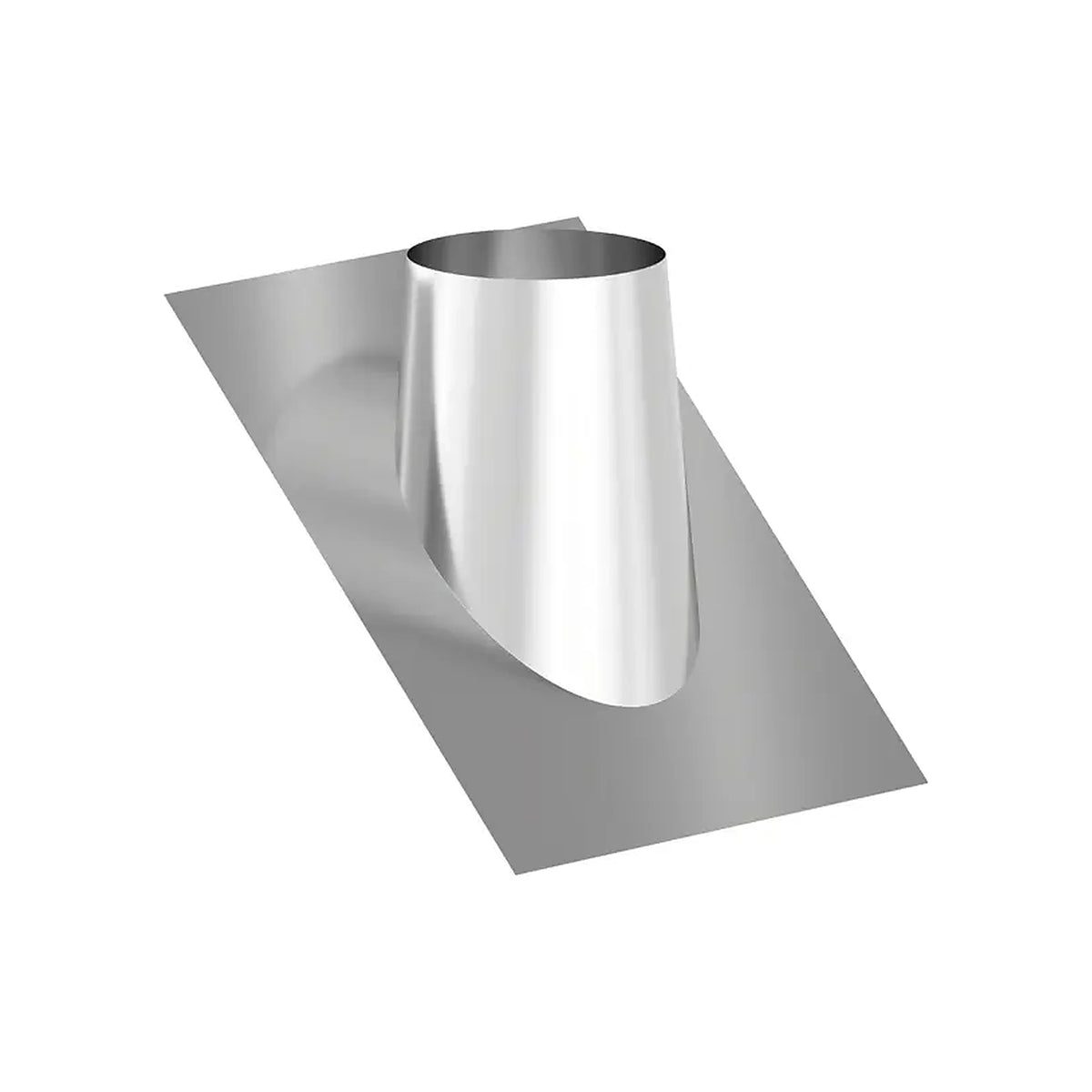 SOLINOX Dachdurchführung 30°–45° aus Edelstahl für Schornstein Ø 150 mm